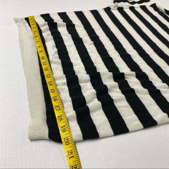 Divided Oversized Black & White Scoop Neck Sweater - Picture 10 of 10